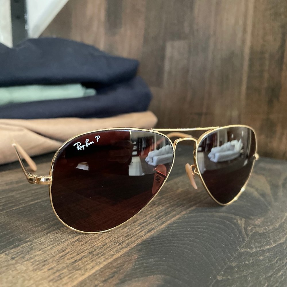 Aviator Rose colored Ray-Ban (polarized)